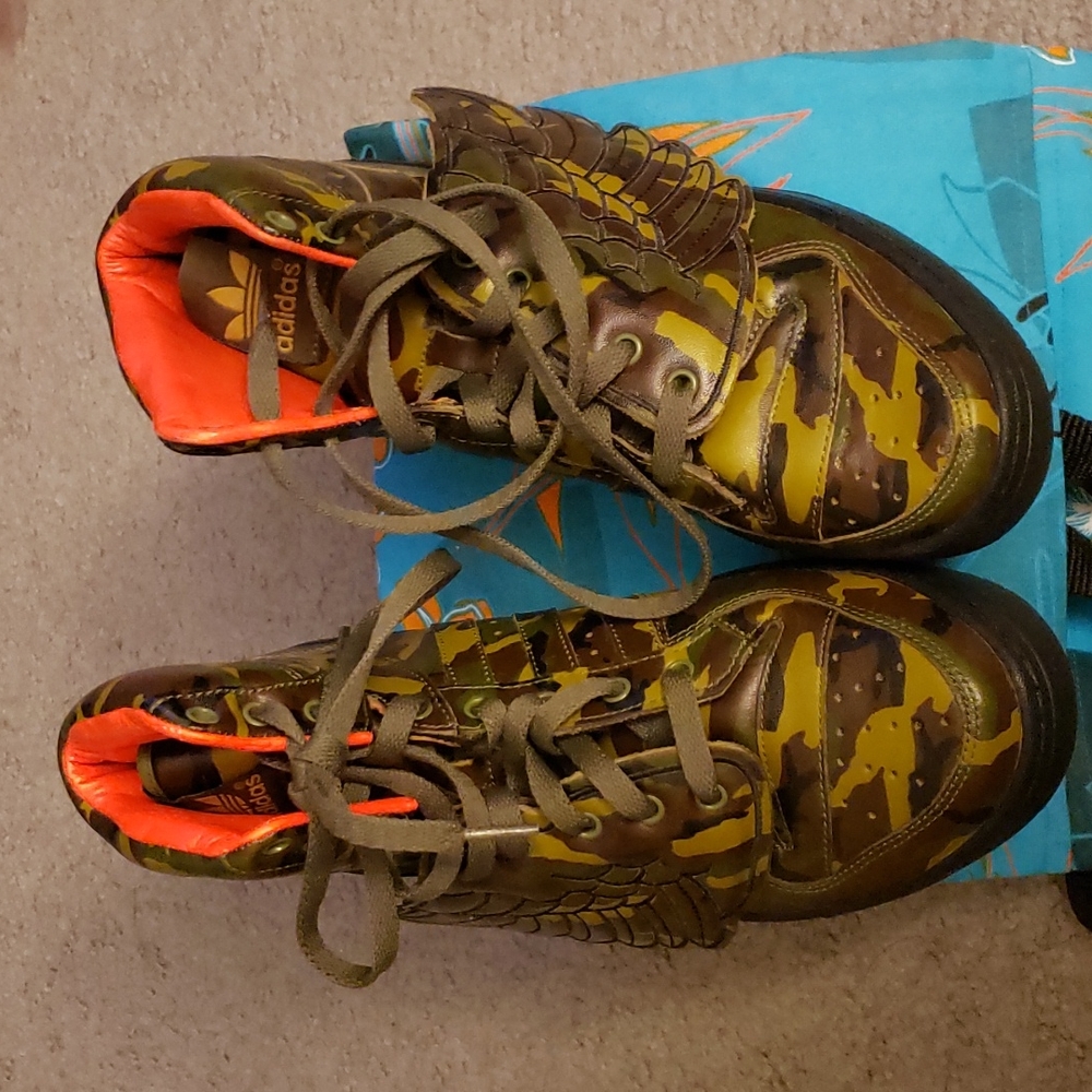 Adidas Jeremy Scott JS Camo Wings Sneakers NWOT - Picture 6 of 14